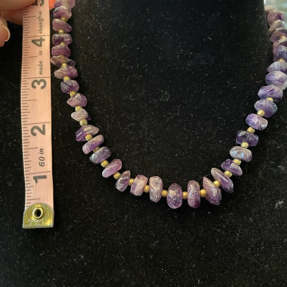 amethysts necklace - Picture 2 of 3